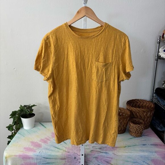 Goodfellow & Co Blue and Yellow Short Sleeve Tees men’s medium - Picture 2 of 10